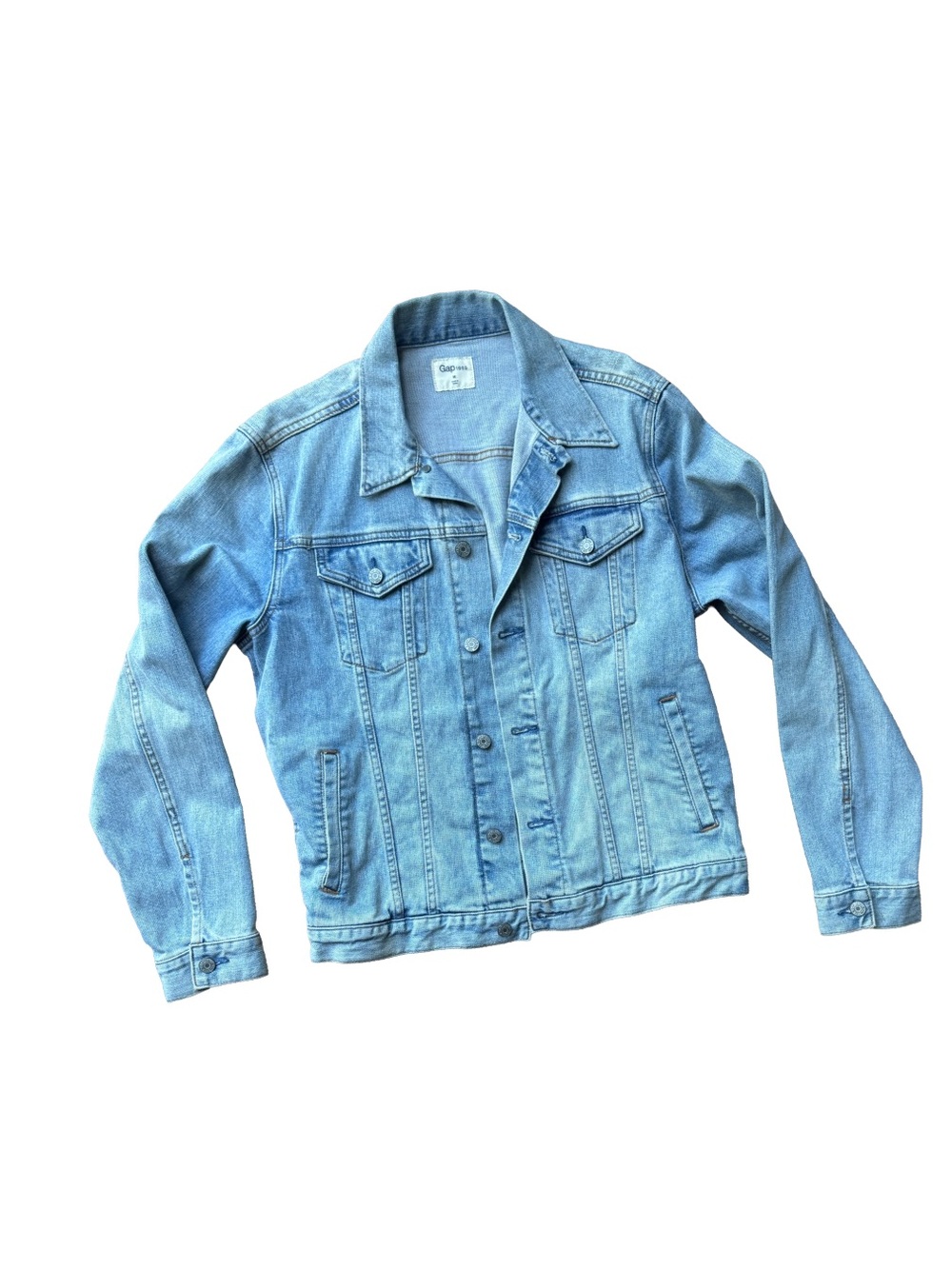 Gap 1969 Light Wash Denim Trucker Jacket - Medium